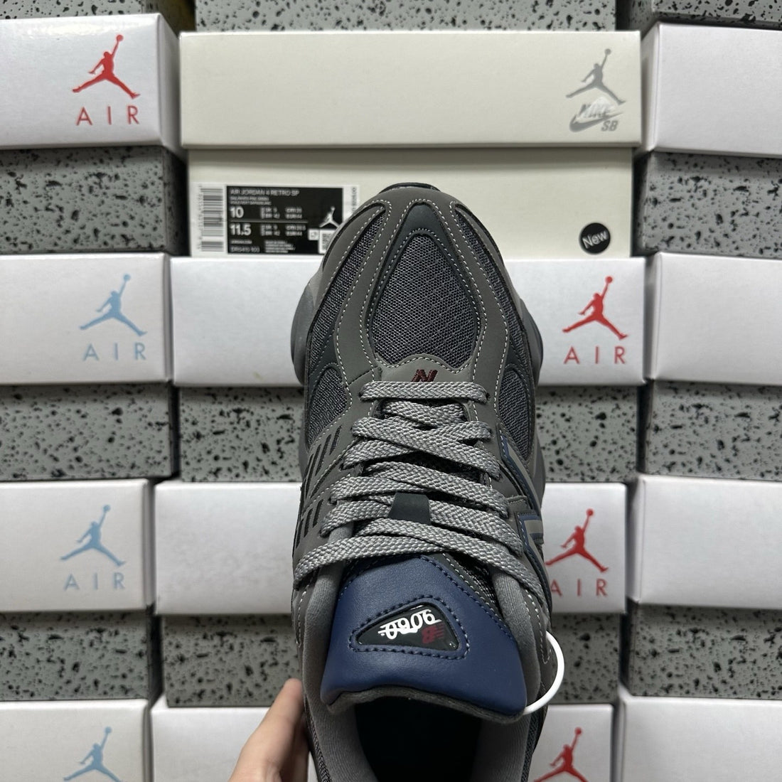 NB 9060 Charcoal Navy