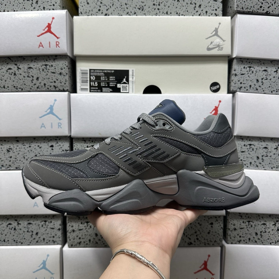 NB 9060 Charcoal Navy