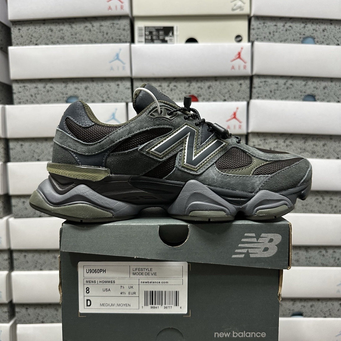 NB 9060 Charcoal Olive