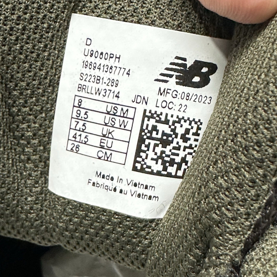 NB 9060 Charcoal Olive