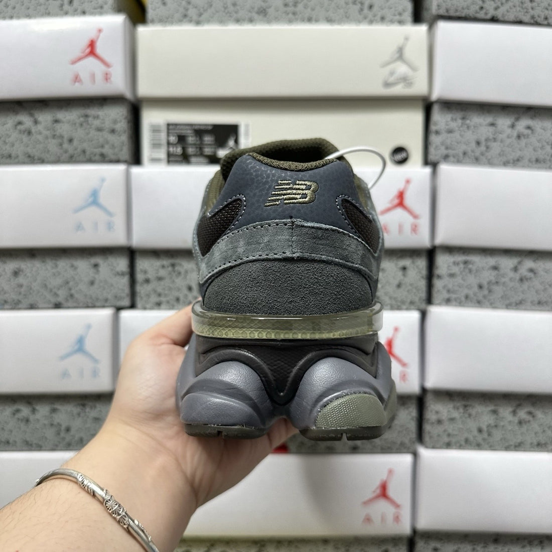 NB 9060 Charcoal Olive