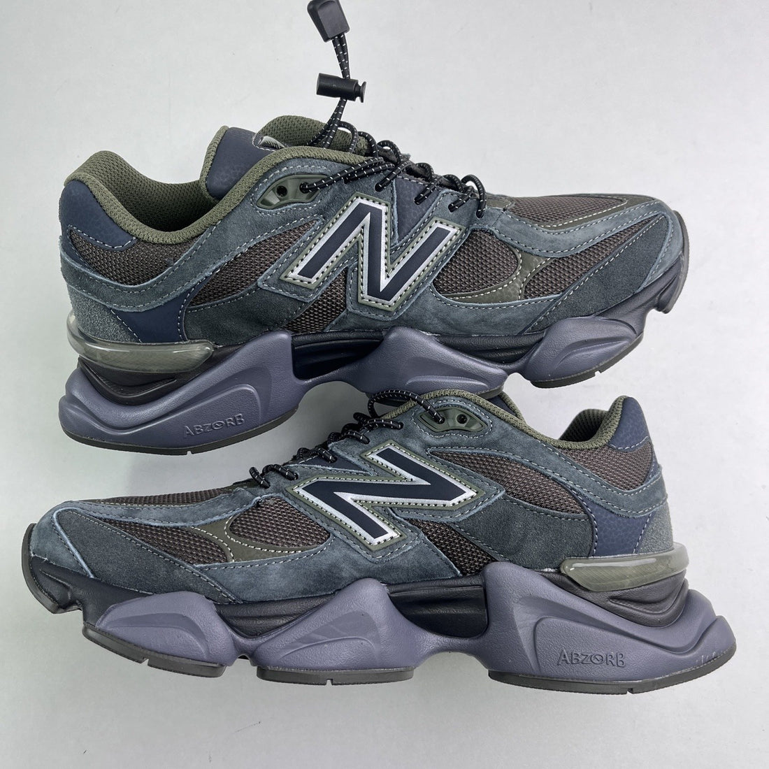NB 9060 Charcoal Purple Toggle