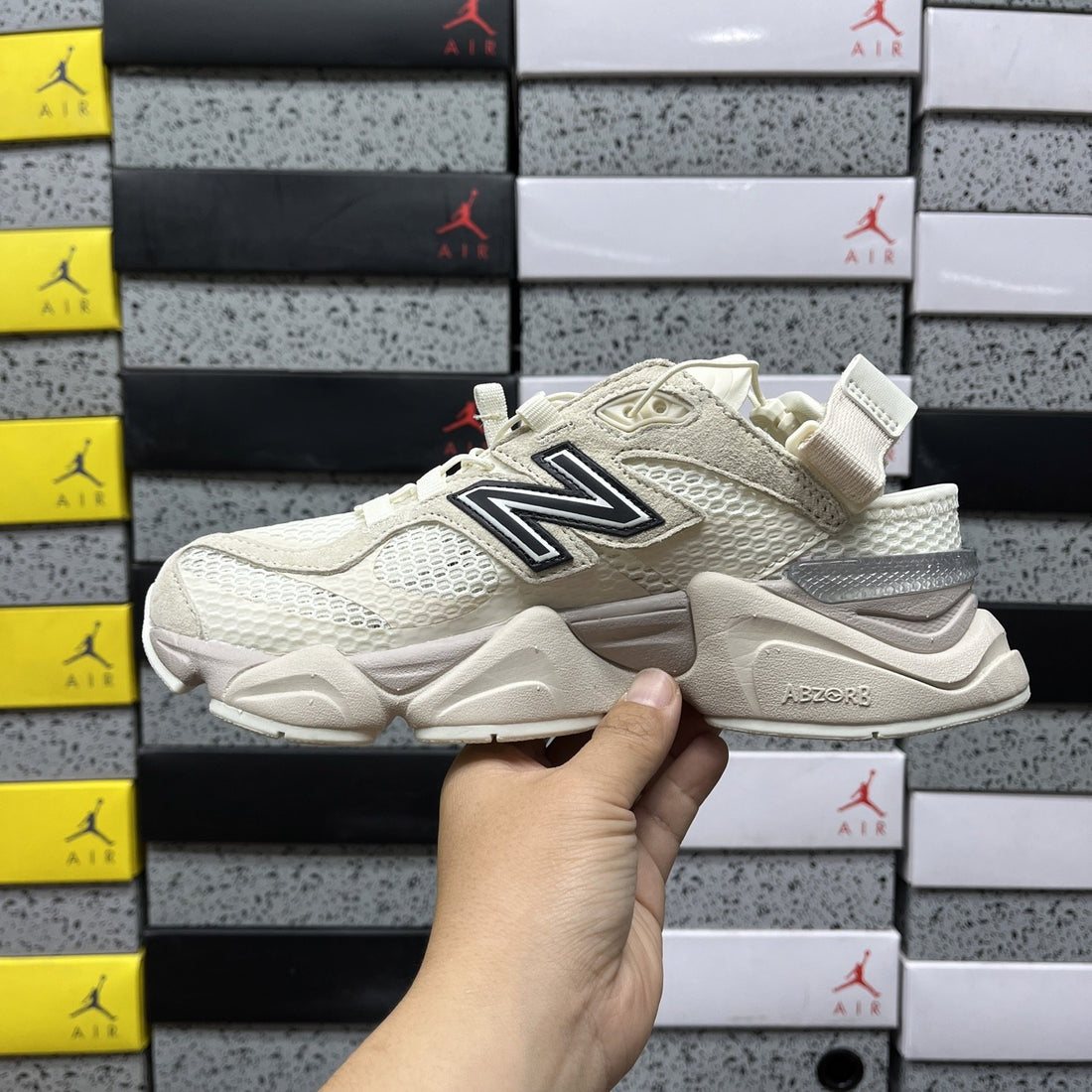 NB 9060 Cream Black
