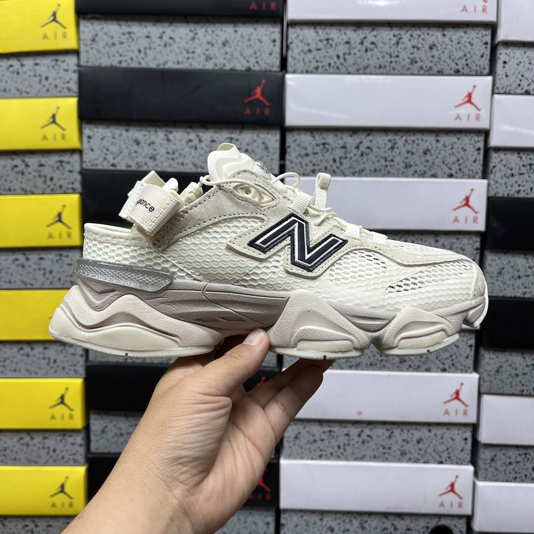 NB 9060 Cream Black