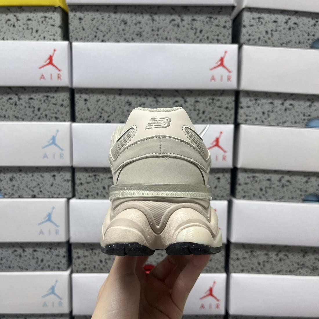 NB 9060 Cream Black Accent