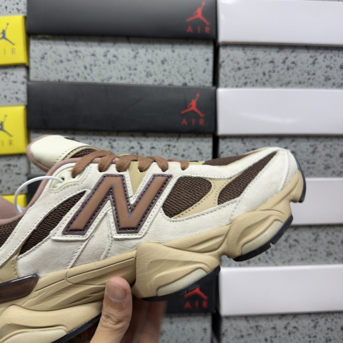 NB 9060 Cream Brown Cocoa