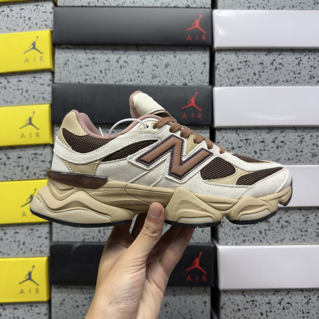 NB 9060 Cream Brown Cocoa