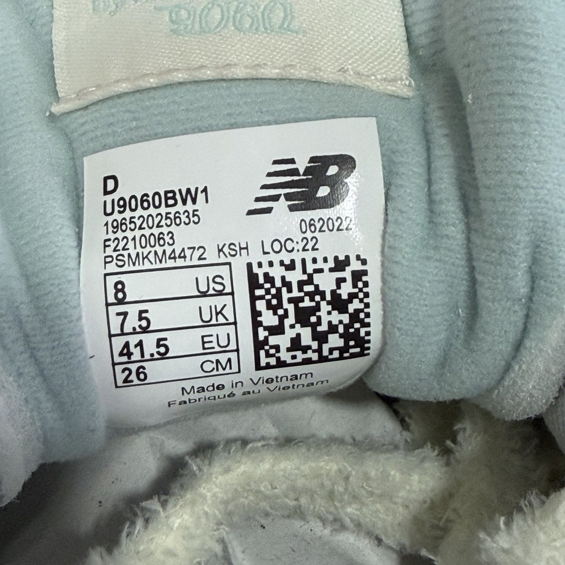 NB 9060 Cream Green Sole