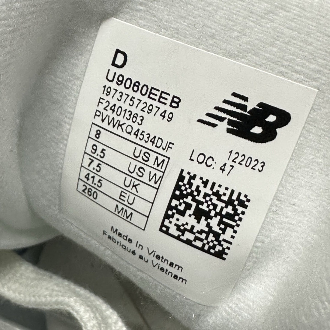 NB 9060 Cream Grey Navy