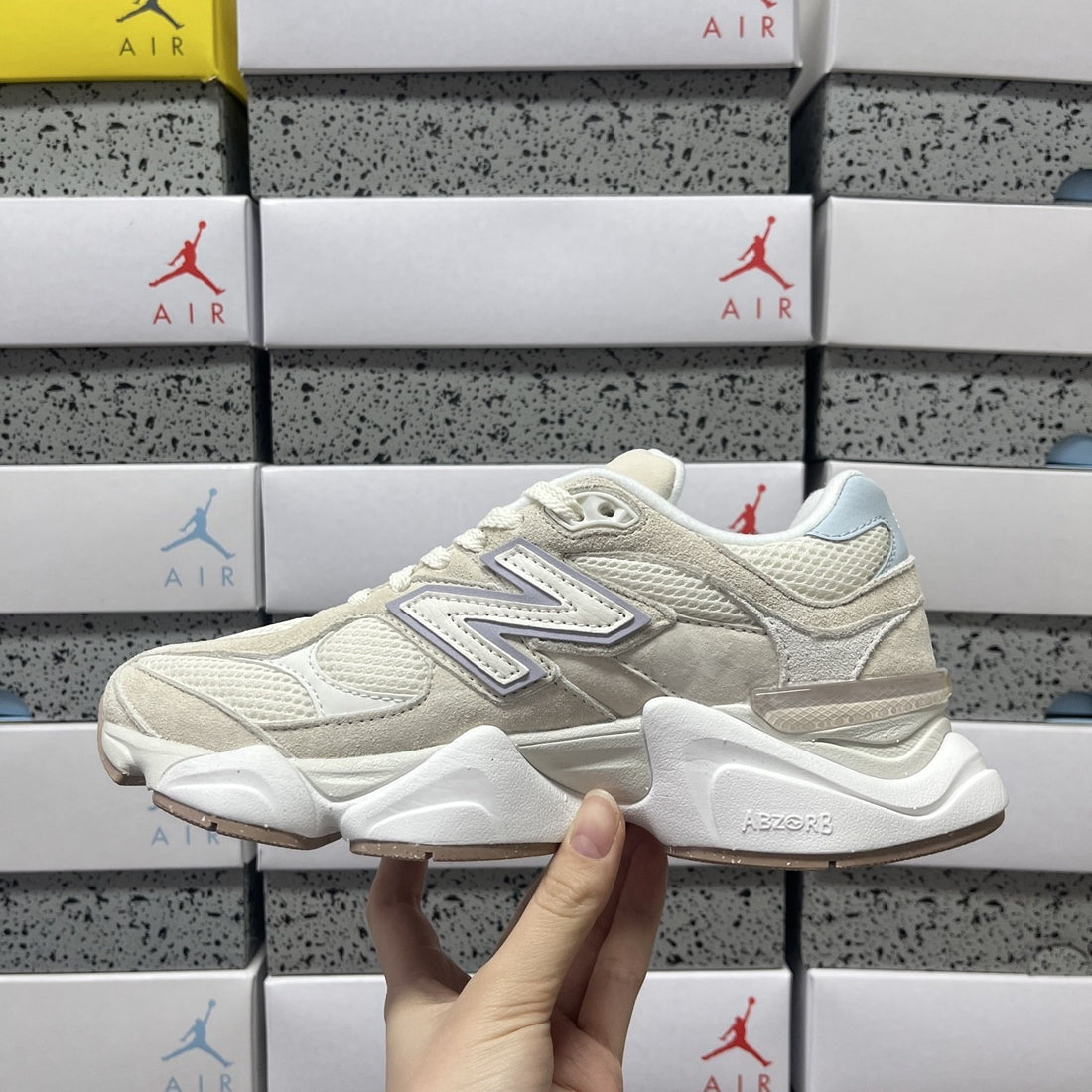 NB 9060 Cream Ice Blue