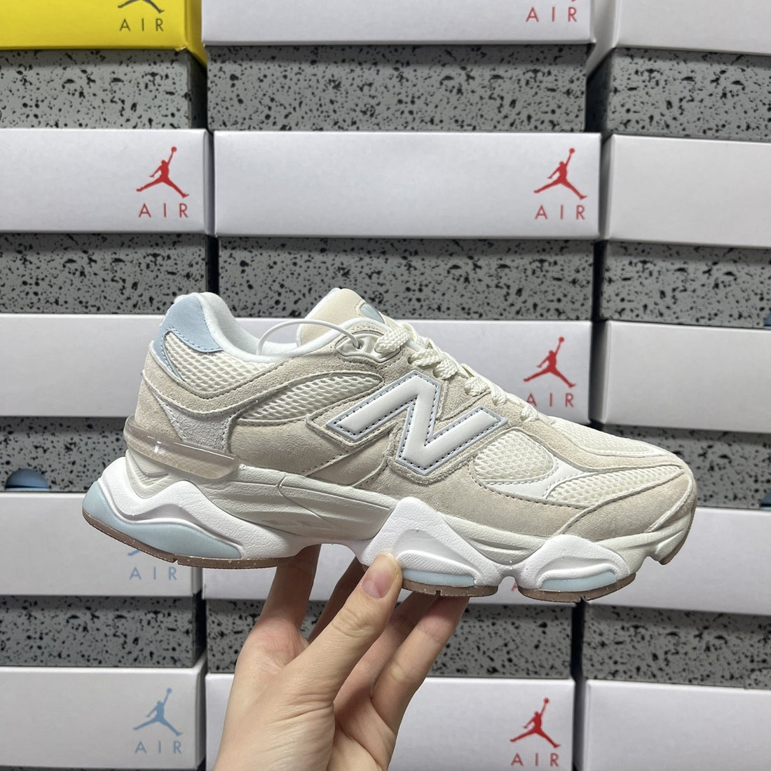NB 9060 Cream Ice Blue