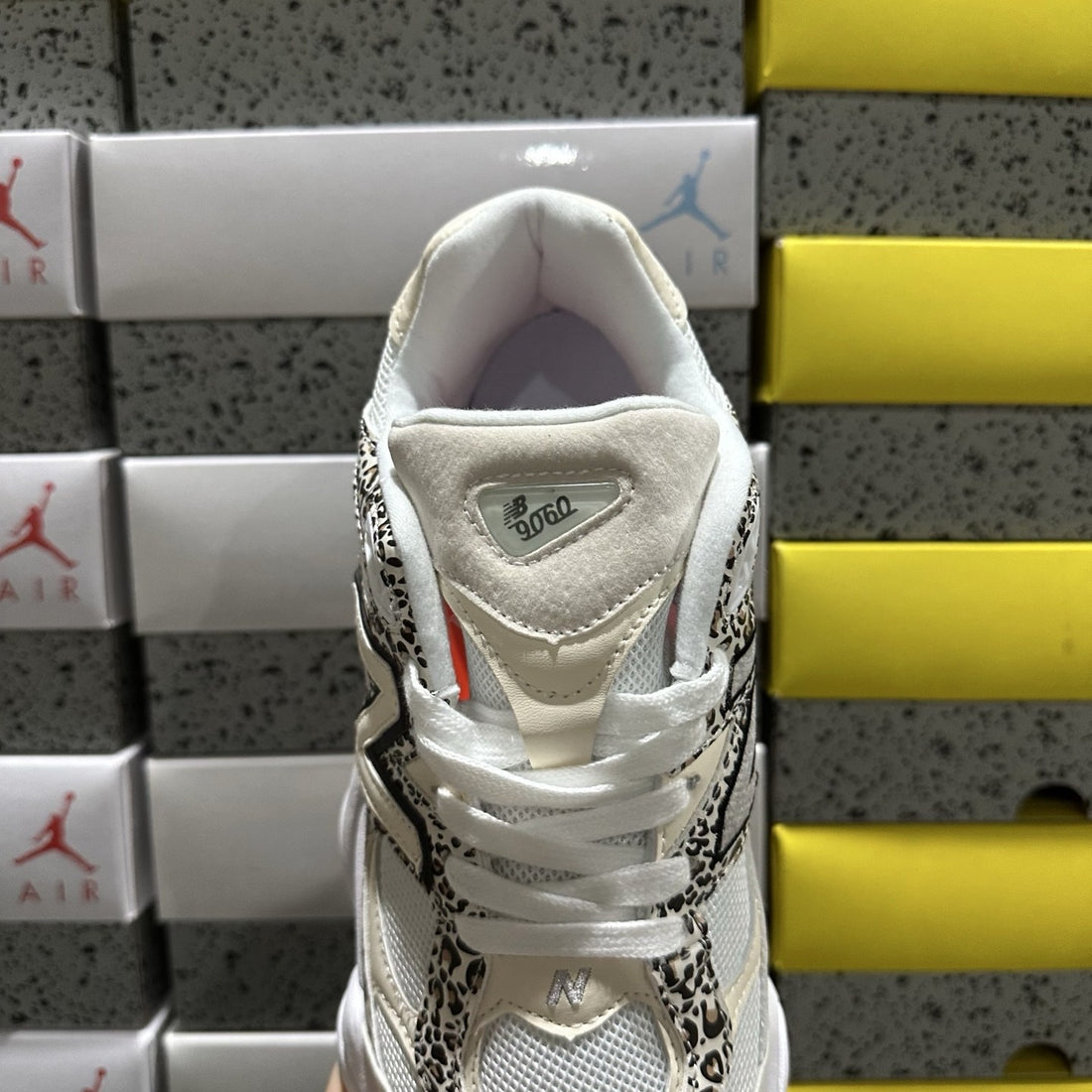 NB 9060 Cream Leopard