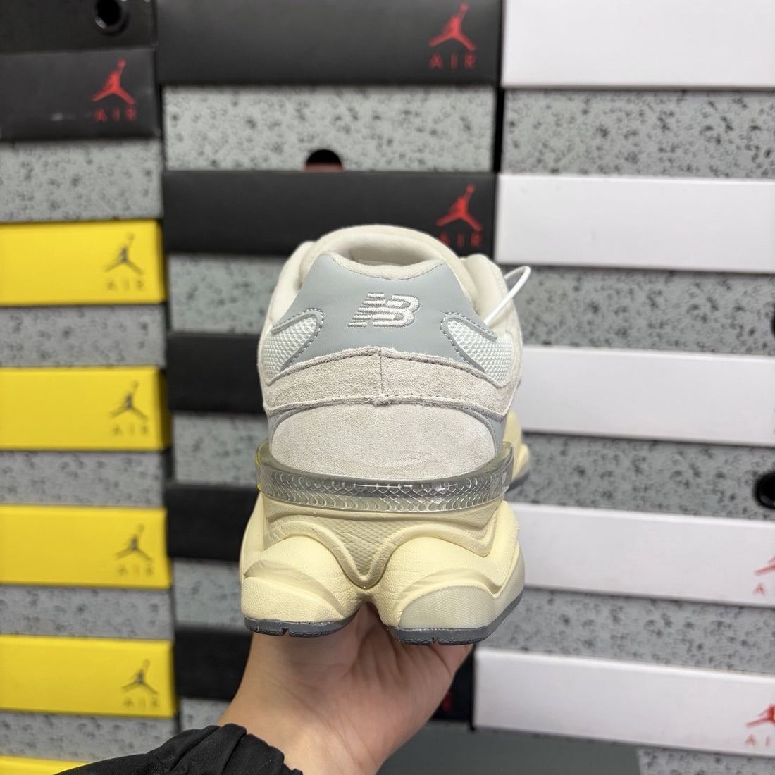 NB 9060 Cream Silver