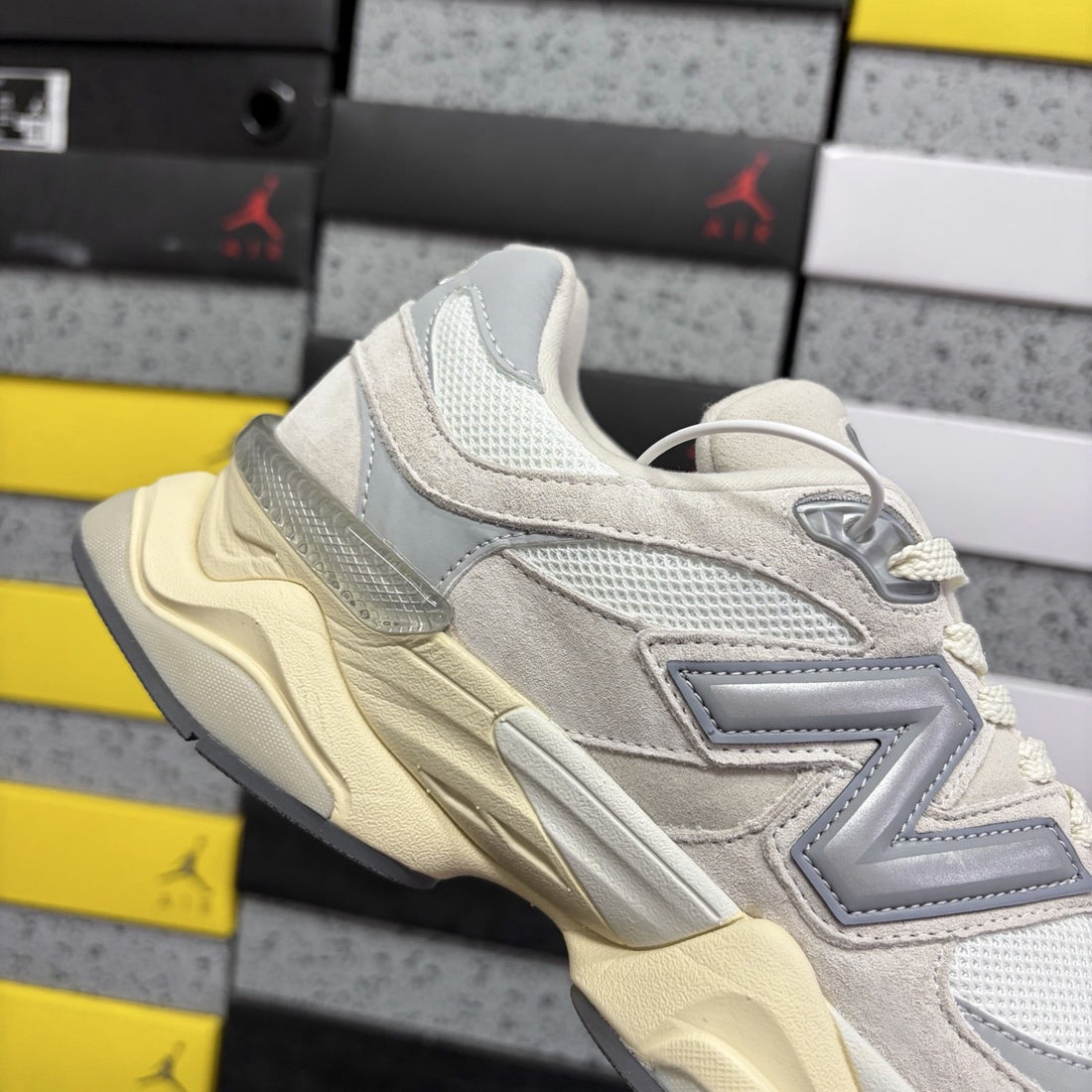 NB 9060 Cream Silver