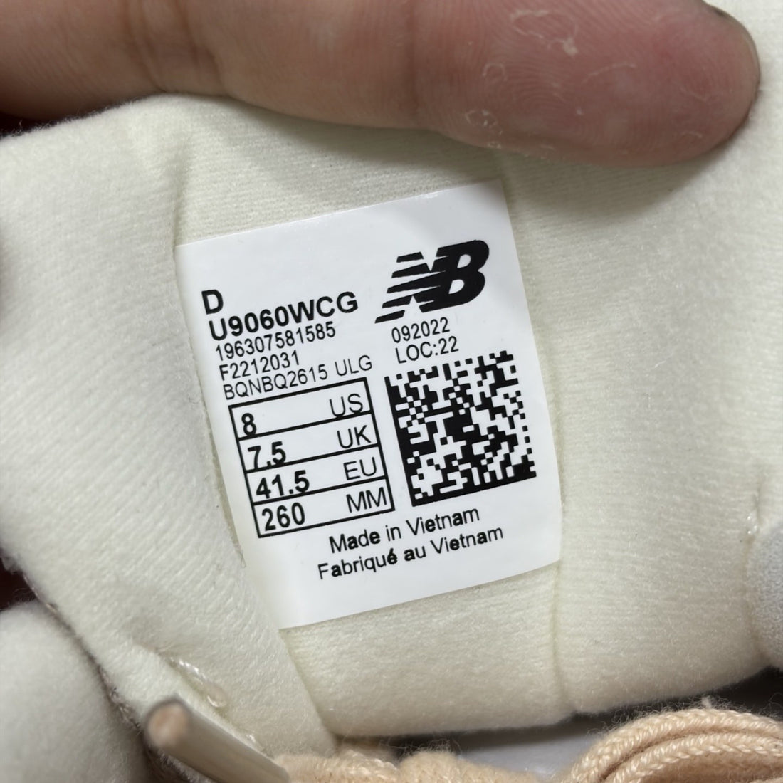 NB 9060 Cream Sky Sole