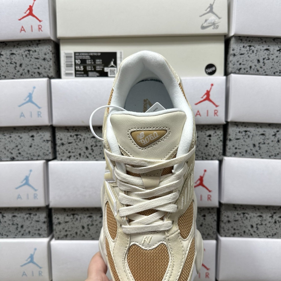 NB 9060 Cream Tan
