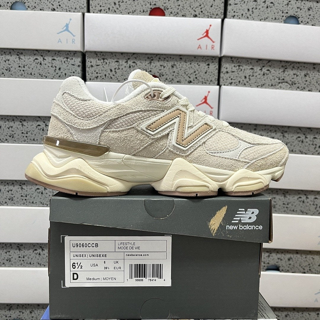 NB 9060 Cream Tan Suede