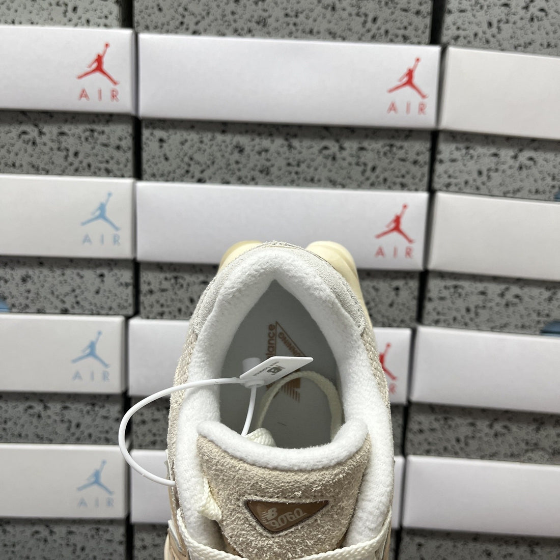 NB 9060 Cream Tan Suede
