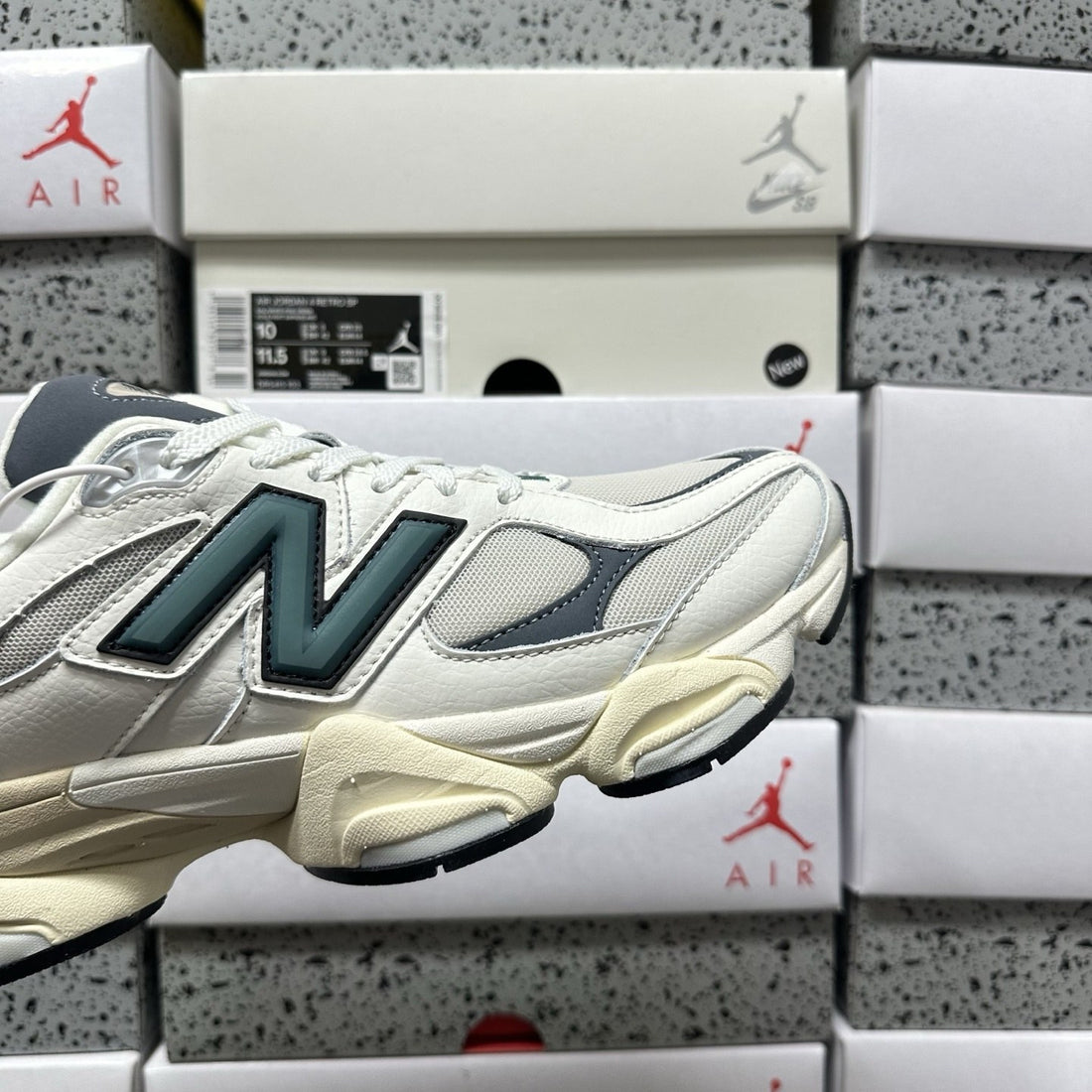 NB 9060 Cream Teal