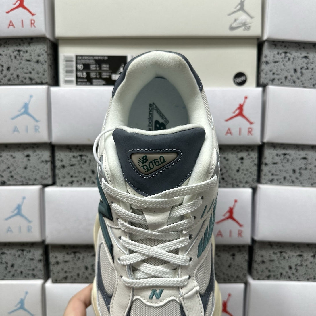 NB 9060 Cream Teal