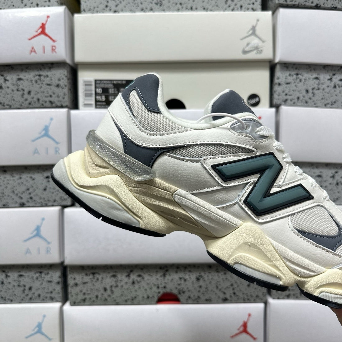 NB 9060 Cream Teal