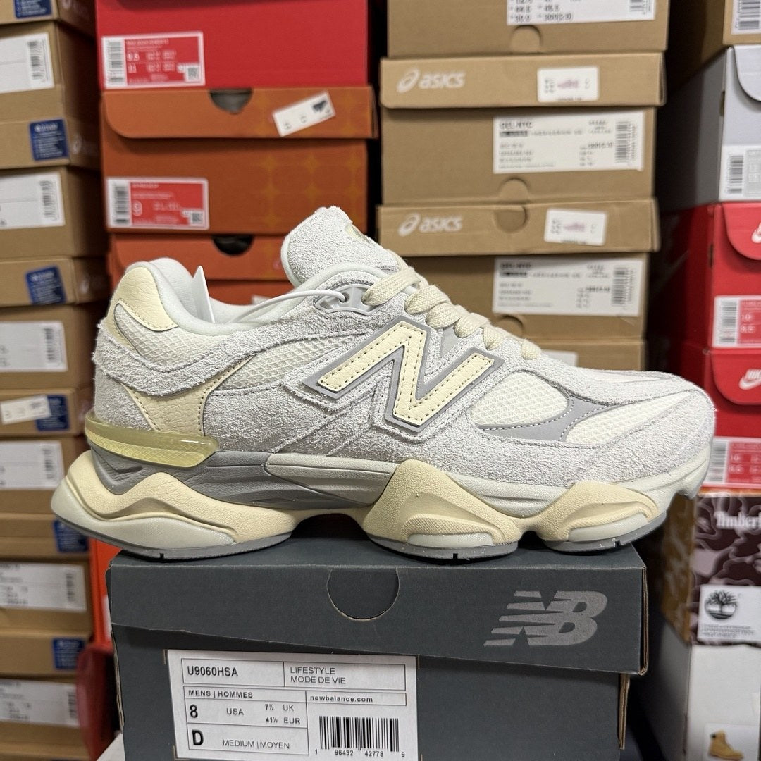 NB 9060 Cream Yellow Suede