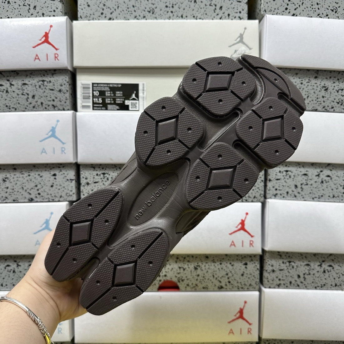 NB 9060 Dark Brown Suede