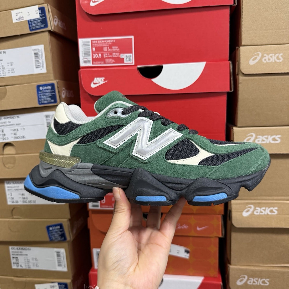 NB 9060 Green Cream Blue