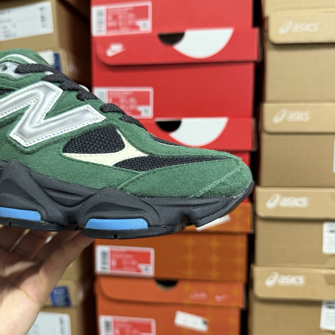 NB 9060 Green Cream Blue