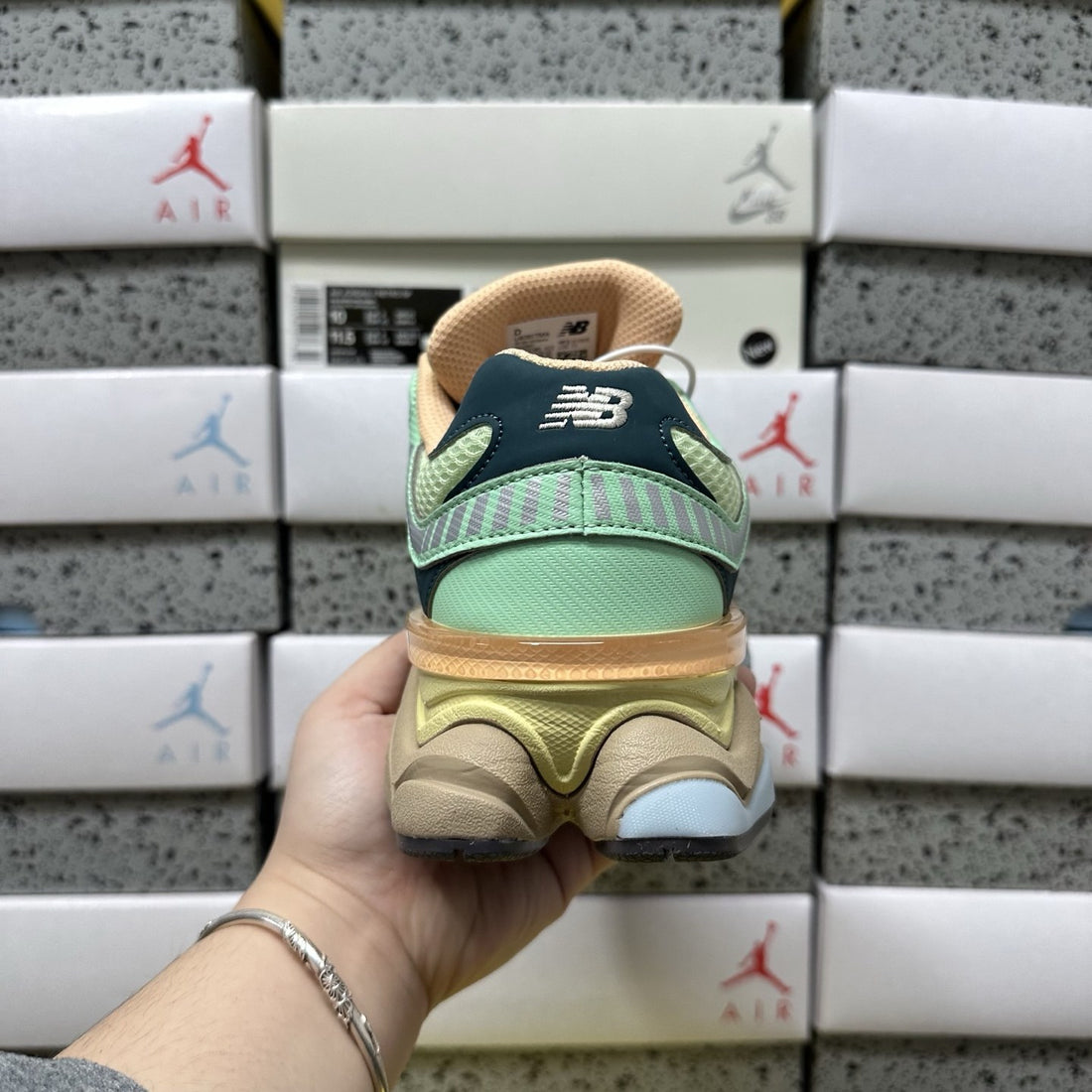 NB 9060 Green Multicolor