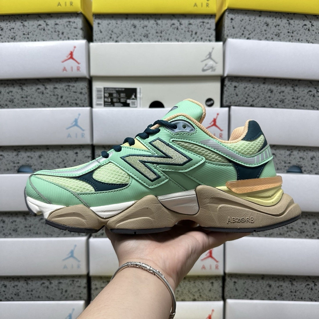 NB 9060 Green Multicolor