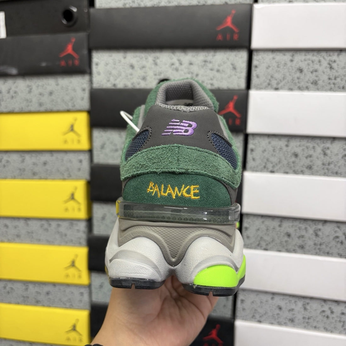 NB 9060 Green Purple Volt