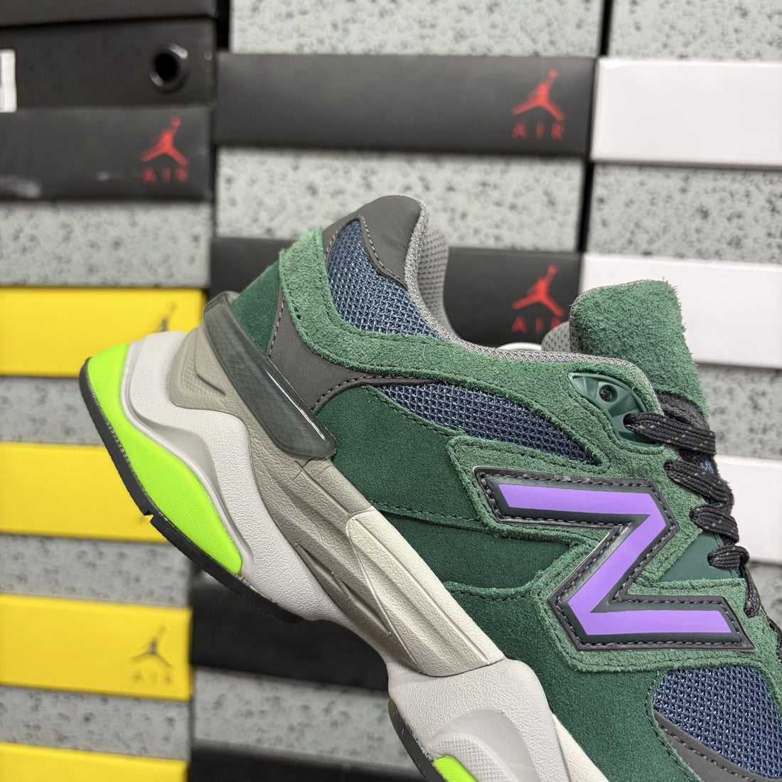 NB 9060 Green Purple Volt