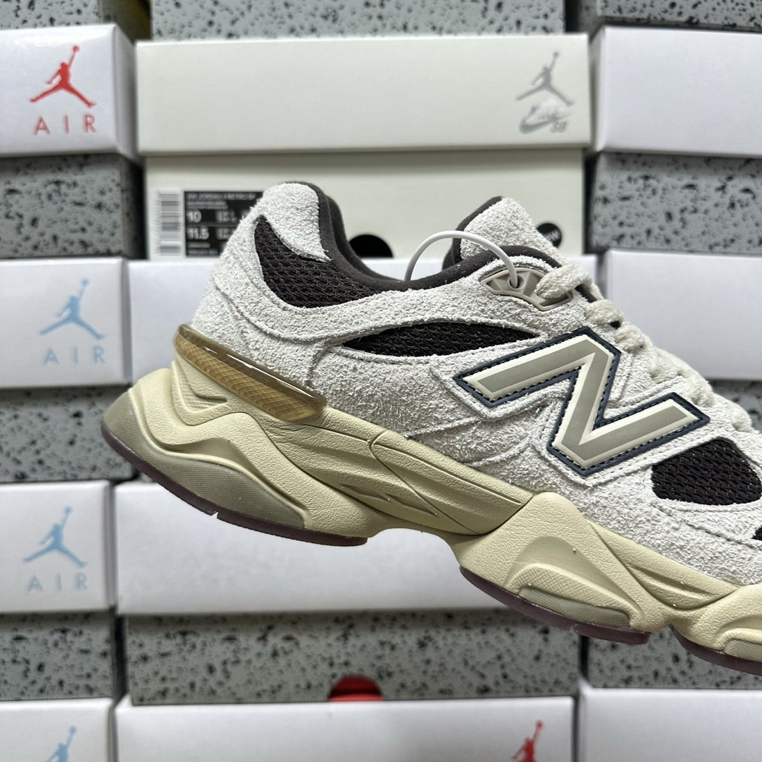 NB 9060 Grey Black White