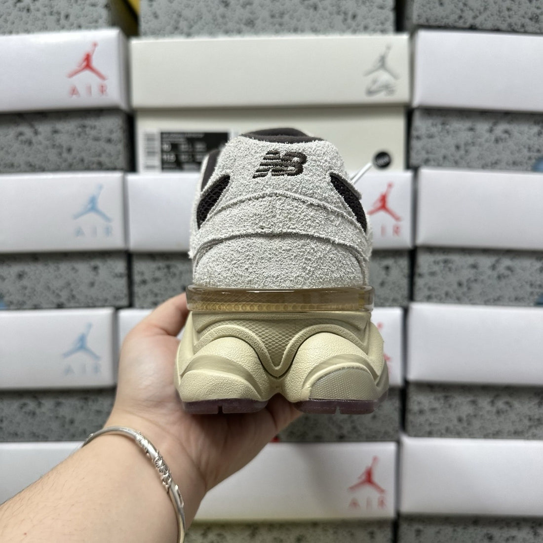 NB 9060 Grey Black White