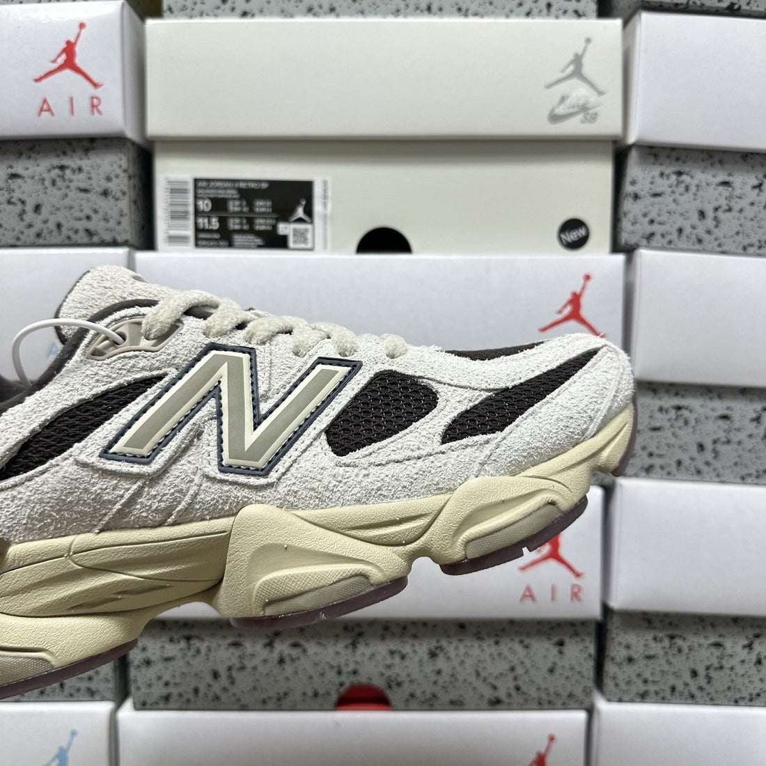 NB 9060 Grey Black White