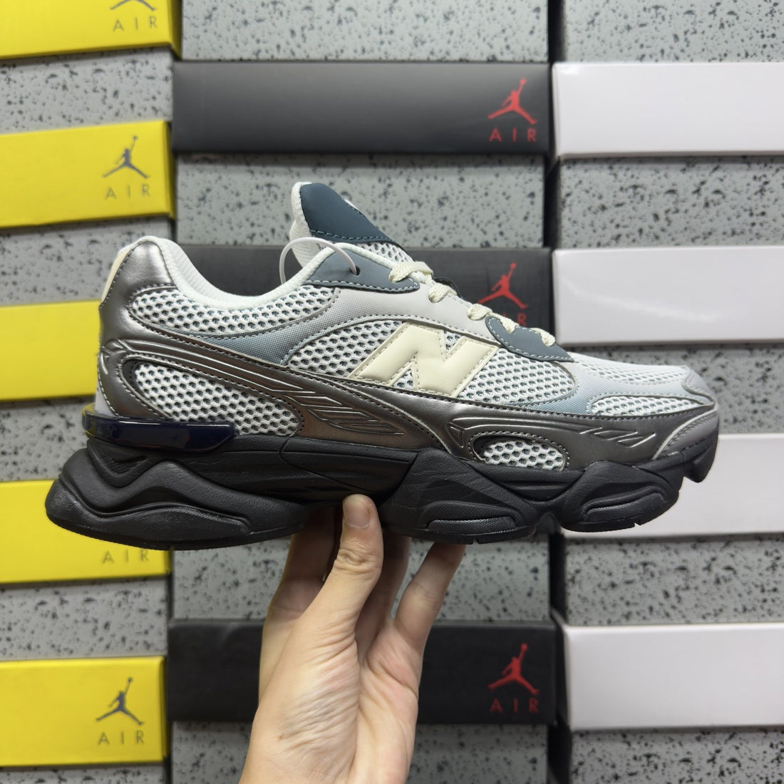 NB 9060 Grey Charcoal Sea Salt