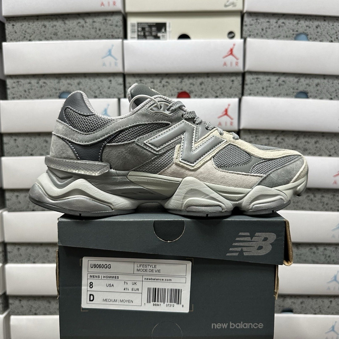 NB 9060 Grey Day Suede