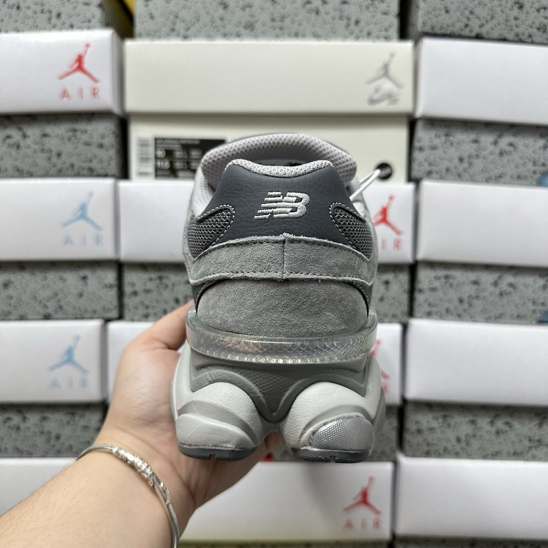NB 9060 Grey Day Suede