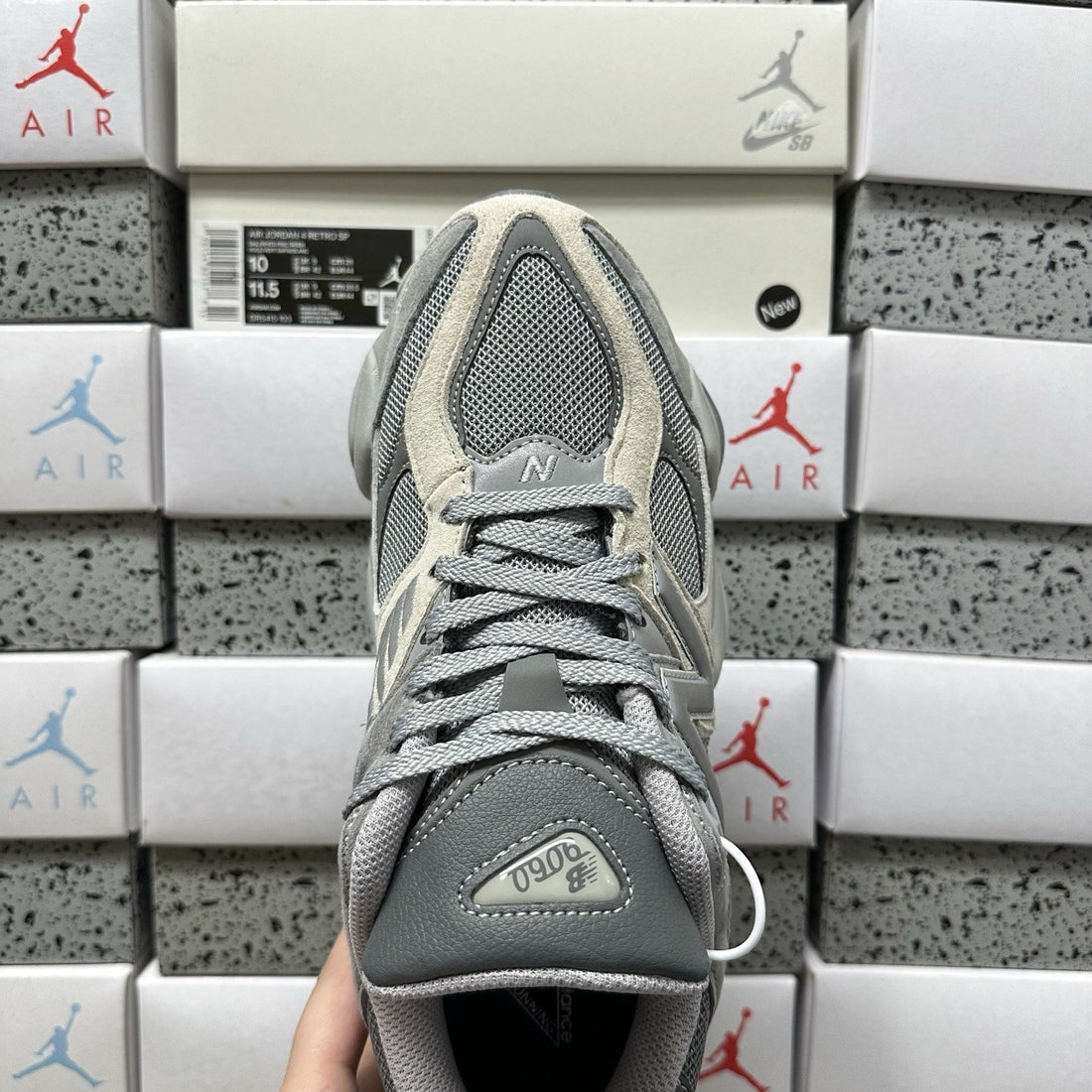 NB 9060 Grey Day Suede