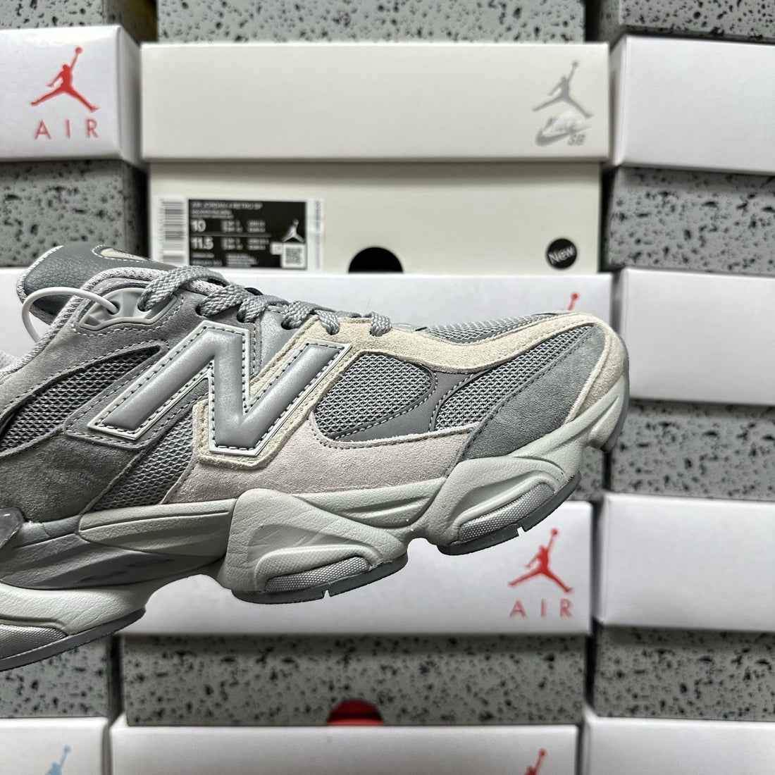 NB 9060 Grey Day Suede