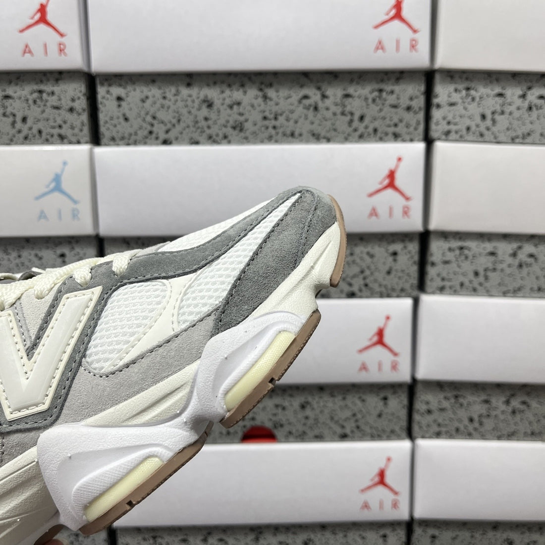NB 9060 Grey Ivory Silver