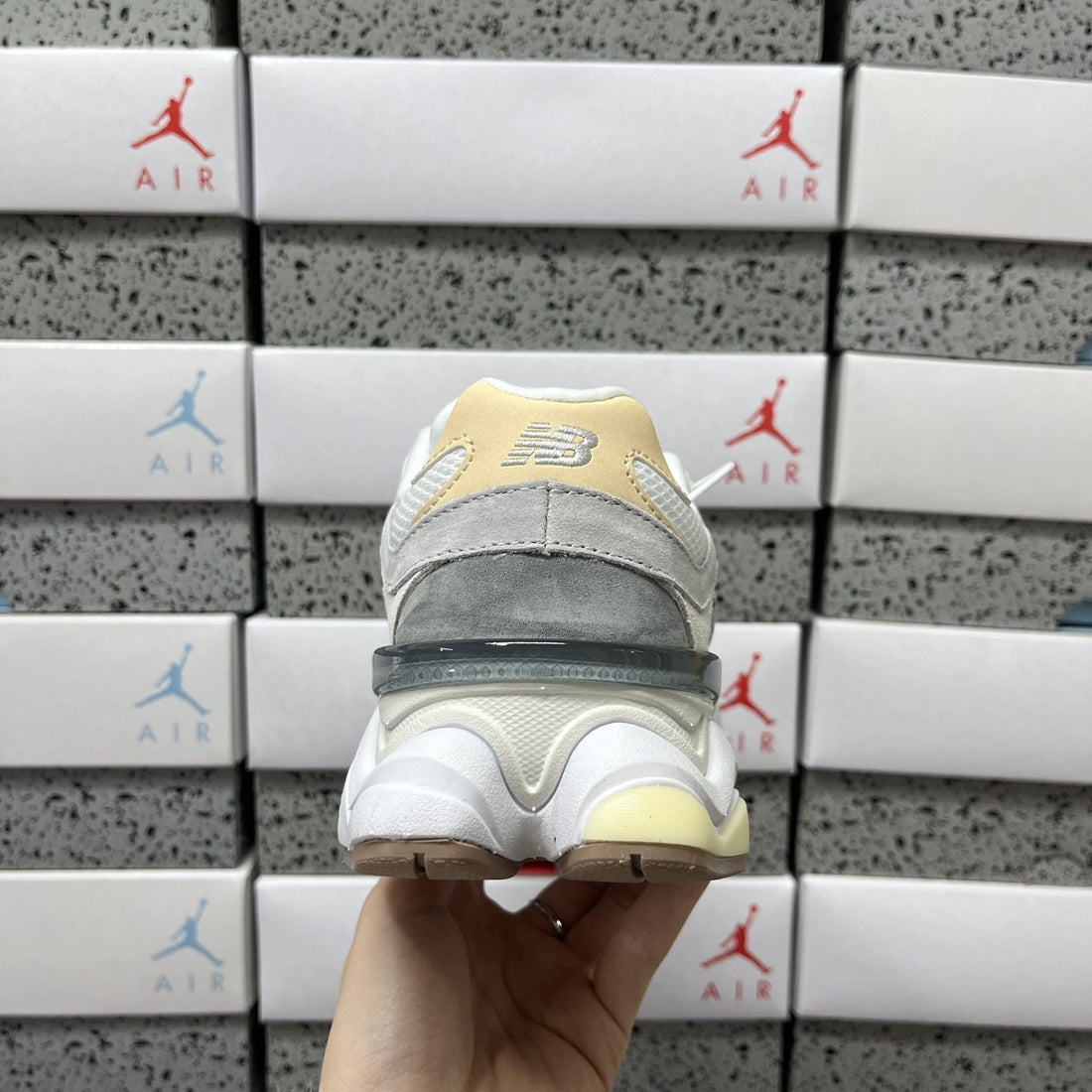NB 9060 Grey Ivory Silver
