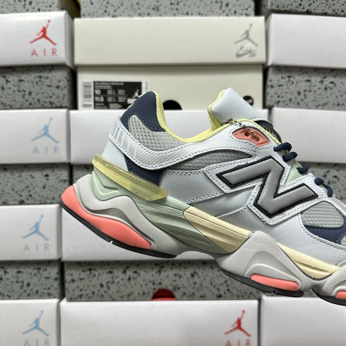 NB 9060 Grey Multicolor Pink