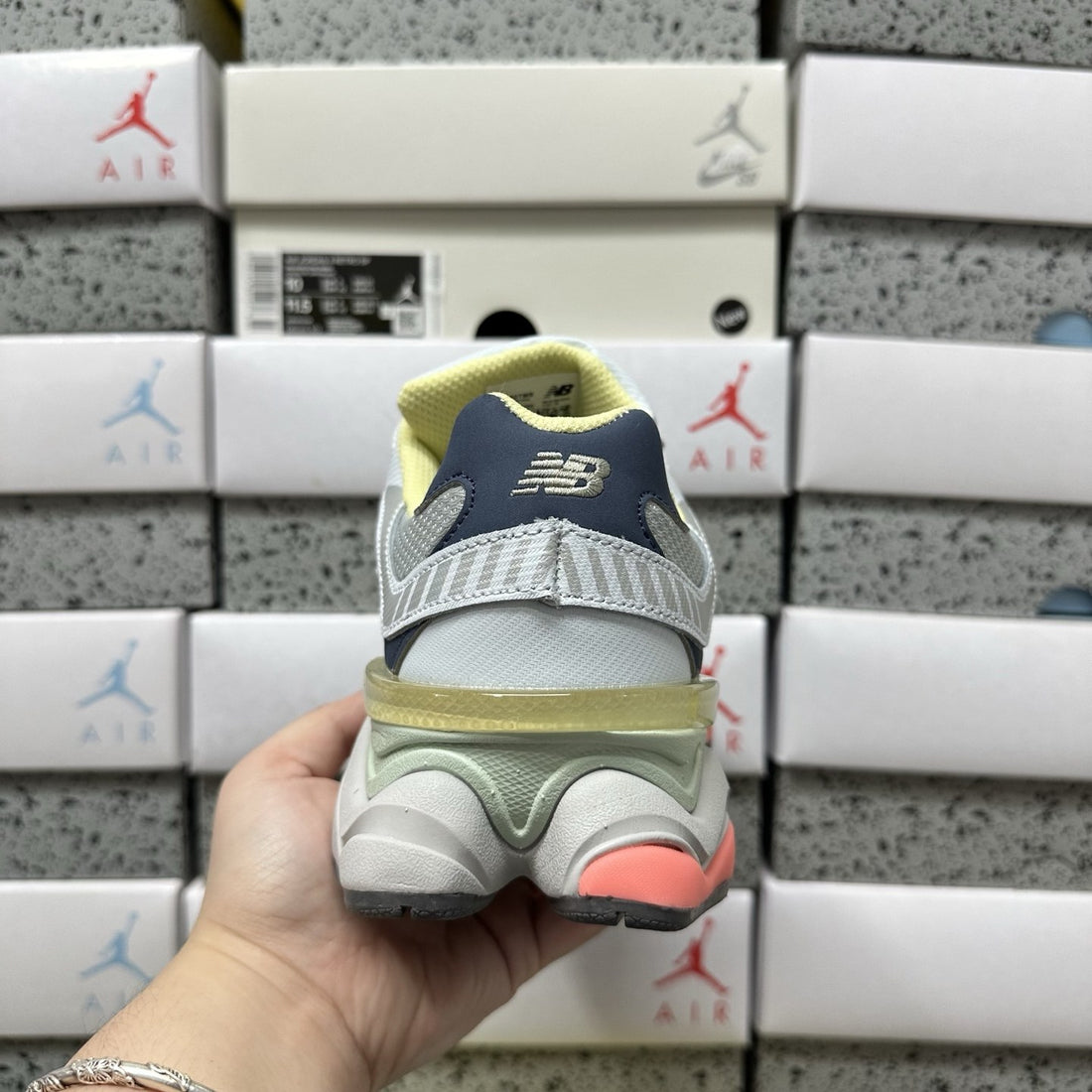 NB 9060 Grey Multicolor Pink