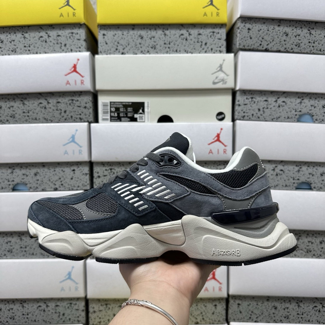 NB 9060 Grey Navy