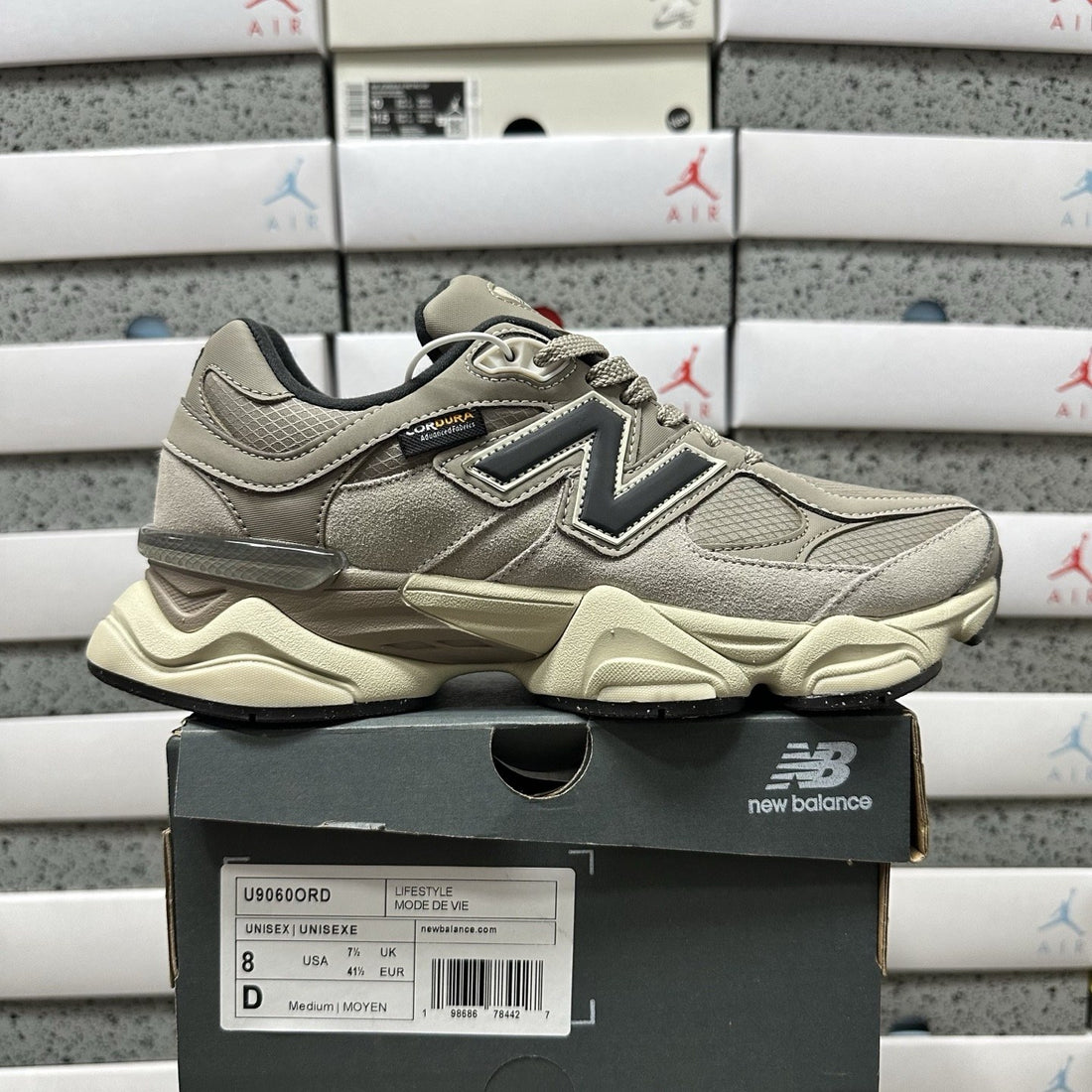 NB 9060 Grey Navy Cream