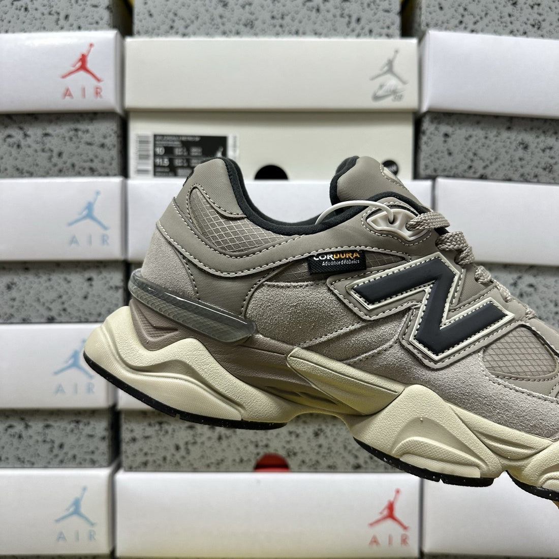 NB 9060 Grey Navy Cream