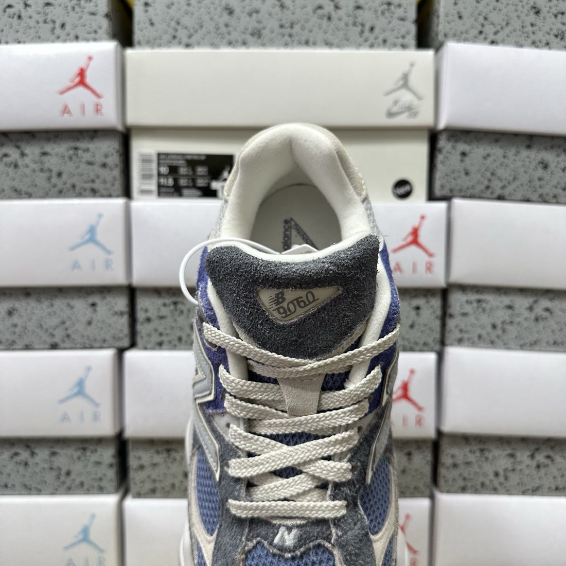 NB 9060 Grey Navy Purple