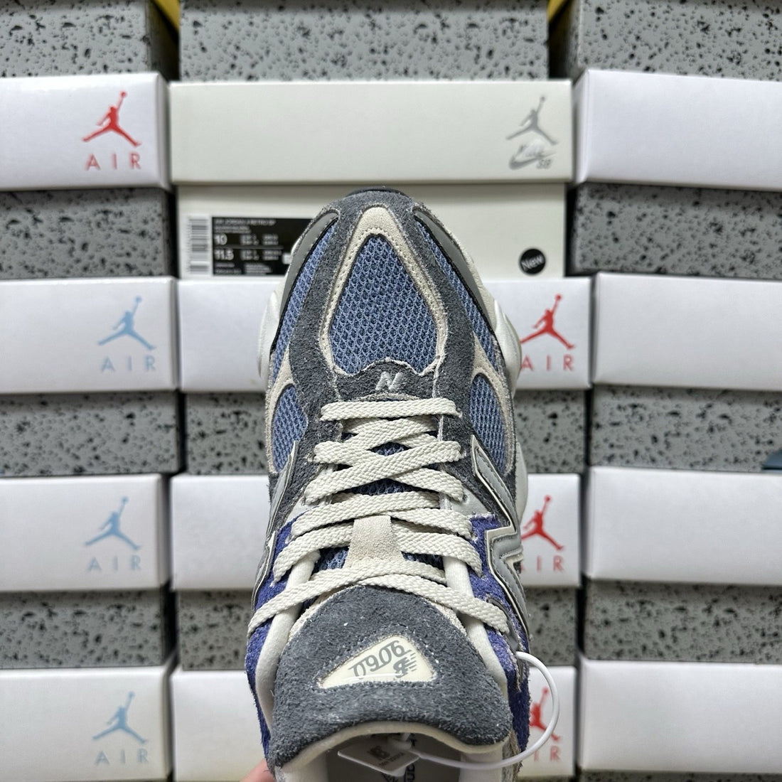 NB 9060 Grey Navy Purple